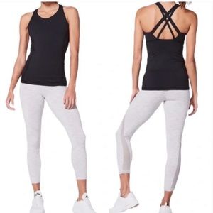 LULULEMON Black Stash N Run Tank Size 6